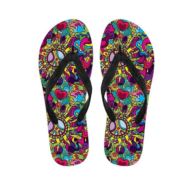 Psychedelic Men's Flip Flops