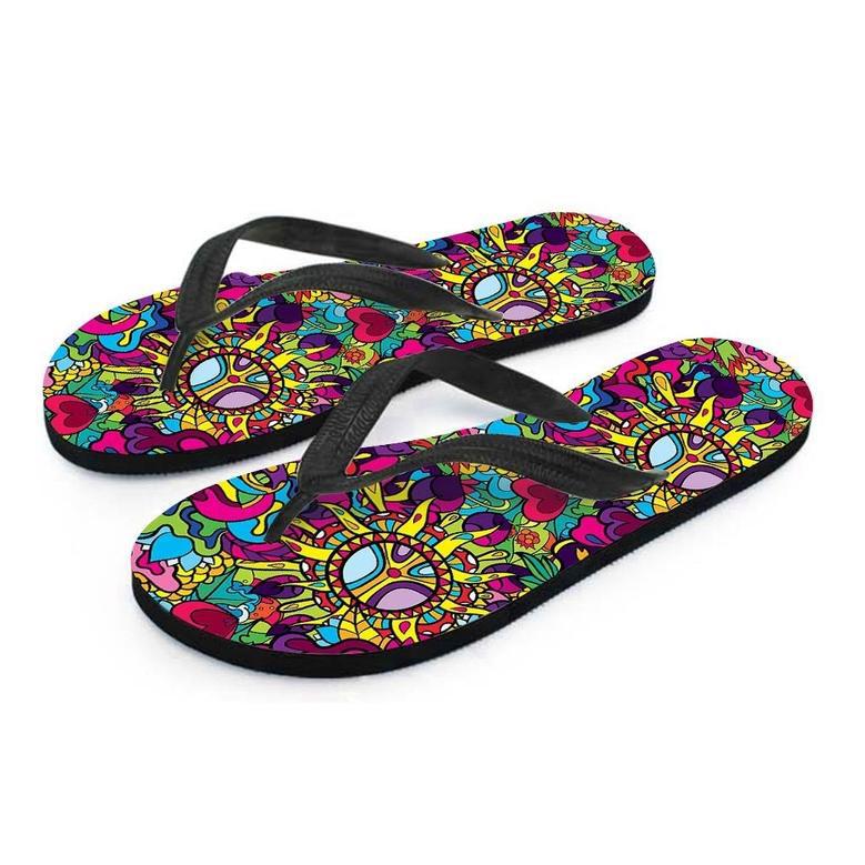 Psychedelic Men's Flip Flops