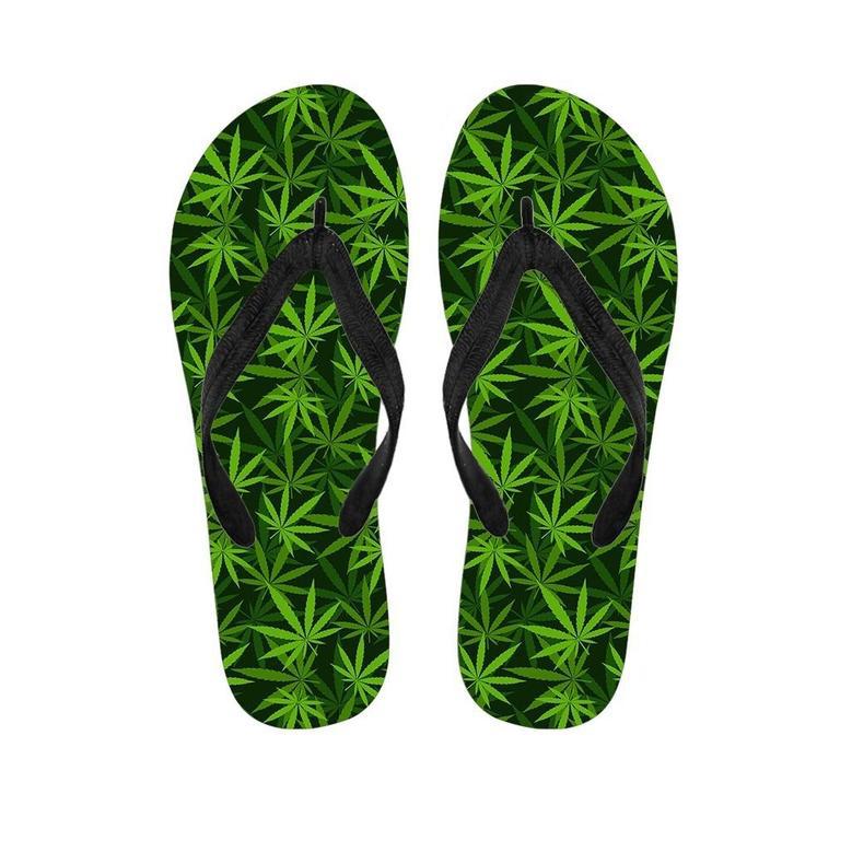 Reggae Leaf Rasta Men's Flip Flops