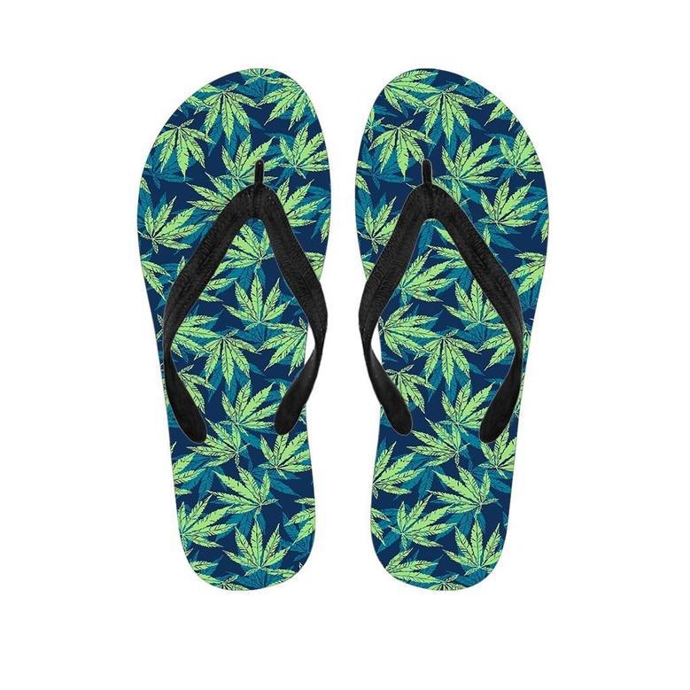 Reggae Leaf Tropical Men's Flip Flops