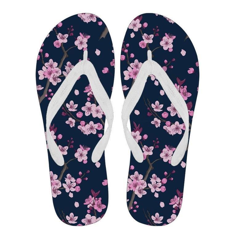 Sakura Cherry Blossom Men & Women Flip Flops