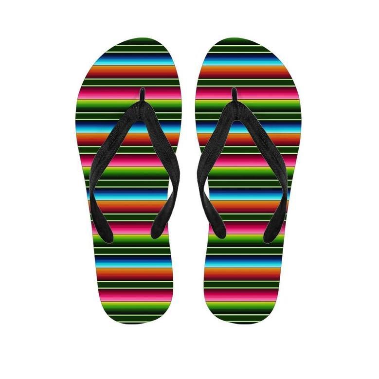 Serape Baja Mexican Men's Flip Flops