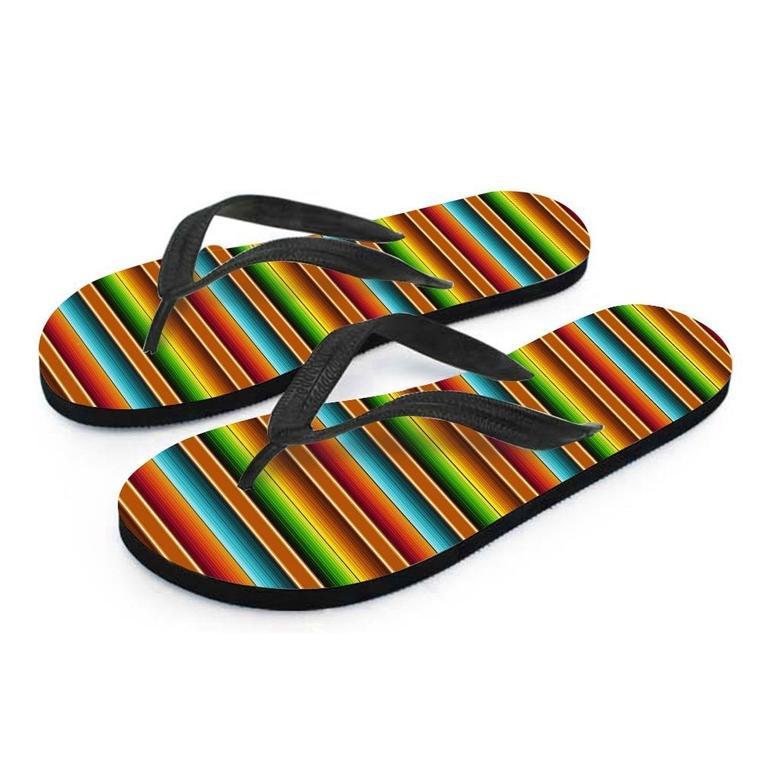 Serape Print Men's Flip Flops