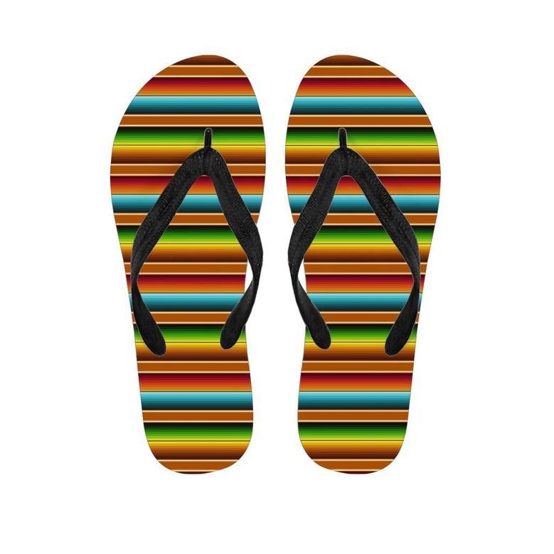 Serape Print Men's Flip Flops