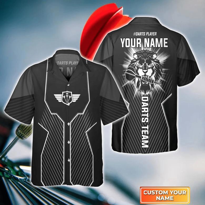 Throwing Bulleyes Dartboart Personalized Name Hawaiian Shirt For Darts Team Player