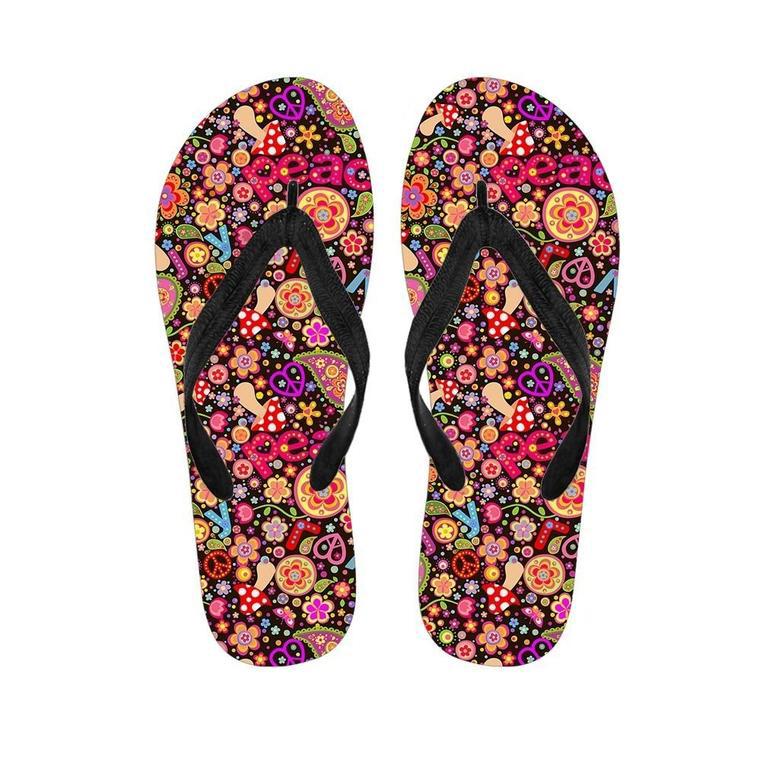 Trippy Hippie Men's Flip Flops