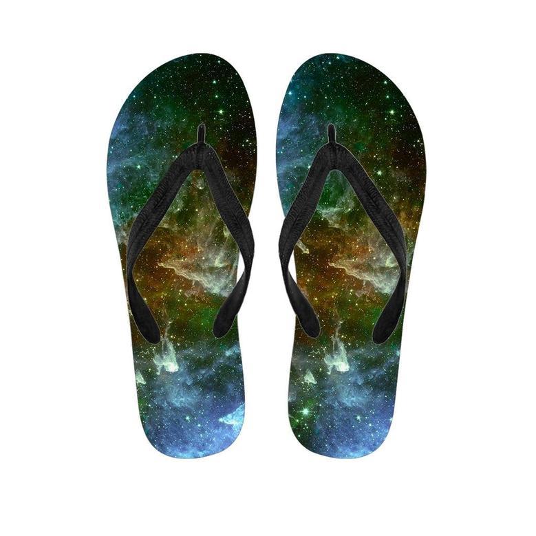 Universe Galaxy Space Men's Flip Flops