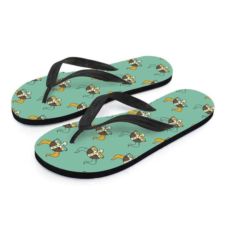 Viking Helmet Men's Flip Flops