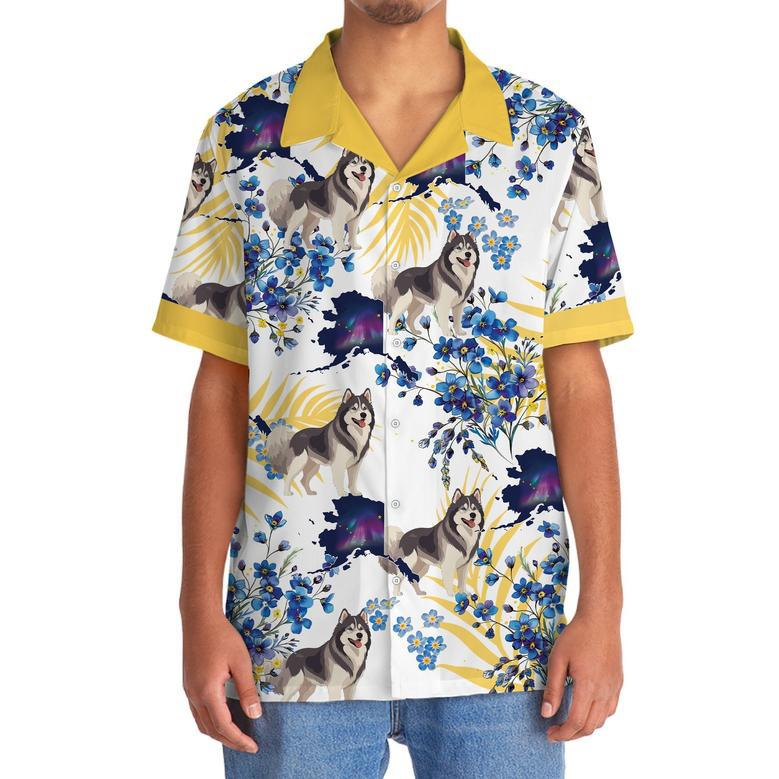 Alaska Bear Tropical Hawaiian Shirt for Men, Women, Alaska Summer Beach Shirt