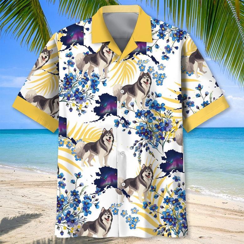 Alaska Bear Tropical Hawaiian Shirt for Men, Women, Alaska Summer Beach Shirt