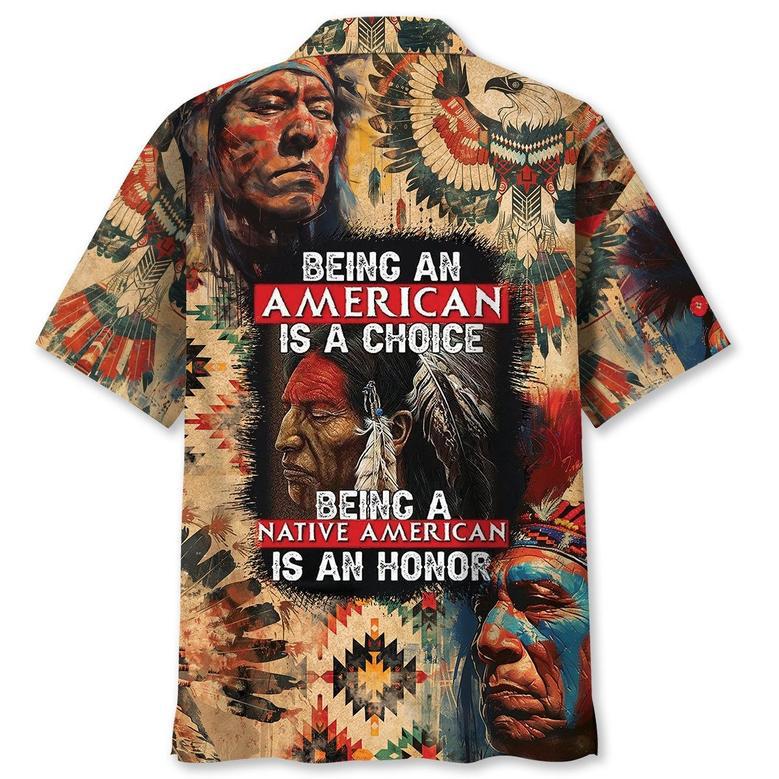 American Native Indigenous Hawaiian Shirt for American Native Men, Women, Wolf Eagle American Native Hawaiian Shirt