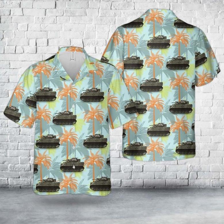 Australian Army APC with Turret Vietnam War Hawaiian Shirt for Men, Army Veteran