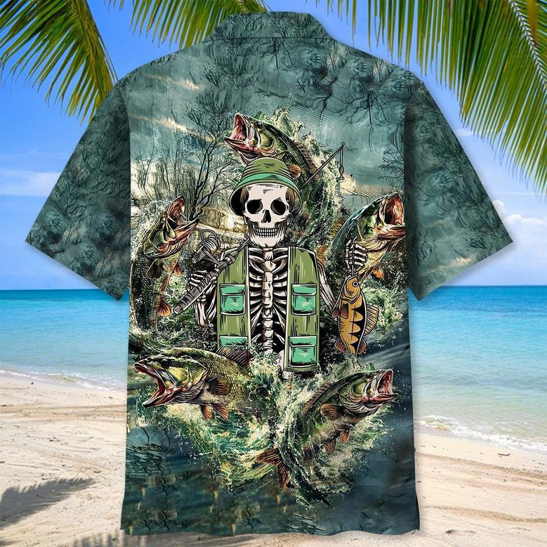 Bigfoot Fishing Relax Hawaiian Shirt for Men, Fishing Lovers Summer Shirt