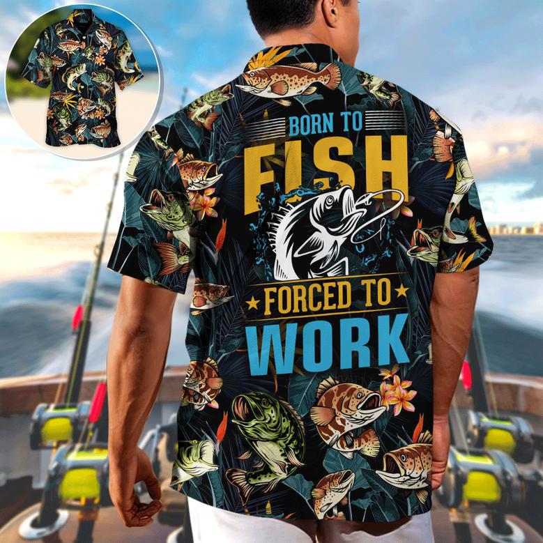 Bigfoot Fishing Relax Hawaiian Shirt for Men, Fishing Lovers Summer Shirt