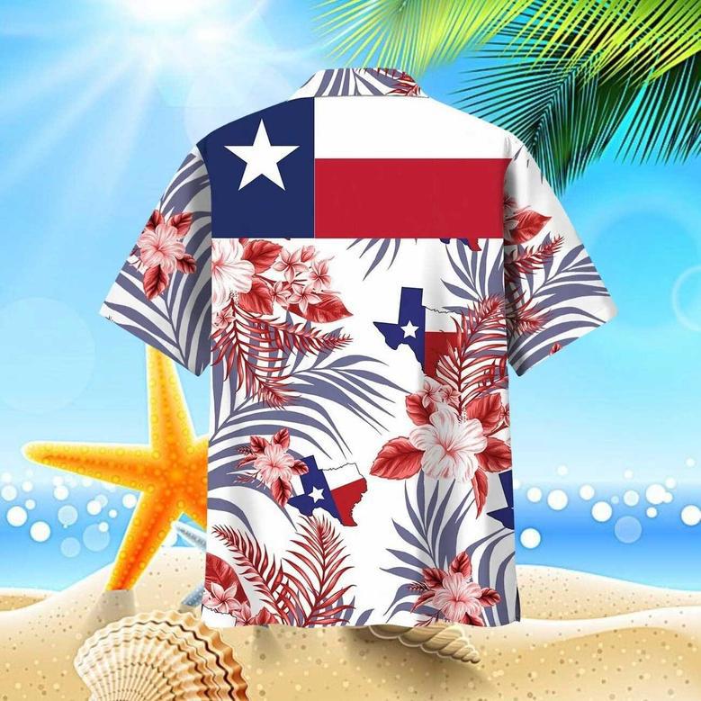 Blue Texas The Lone Star State Proud Hawaiian Shirt for Men, Women, Texas Tropical Summer Shirt