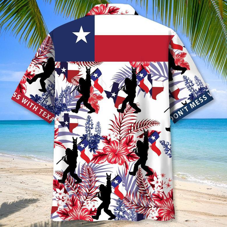 Blue Texas The Lone Star State Proud Hawaiian Shirt for Men, Women, Texas Tropical Summer Shirt