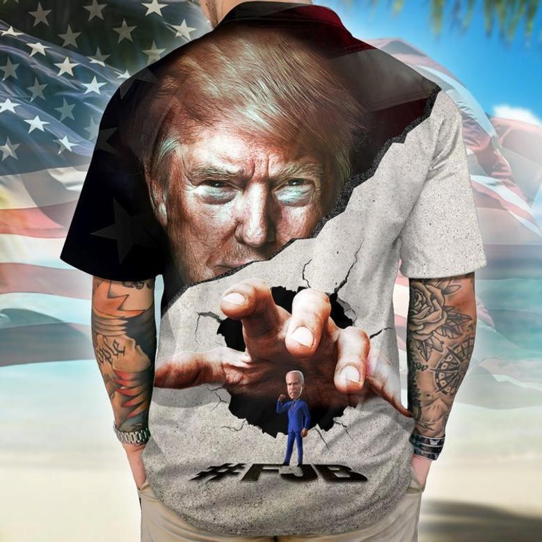 Break The Wall Trump Hawaii Shirt Personalized Gift 62577, #FJB Summer Shirt For Trump Lovers