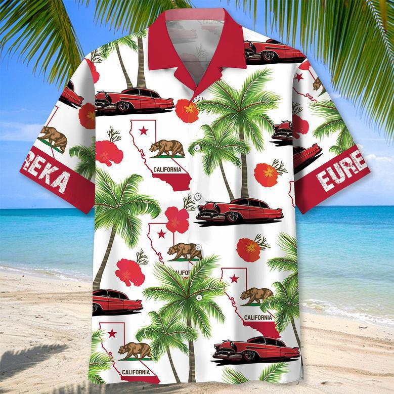 California Hawaiian Shirt Tropical Aloha California Hawaiian Shirt for Men, Women Summer Shirt