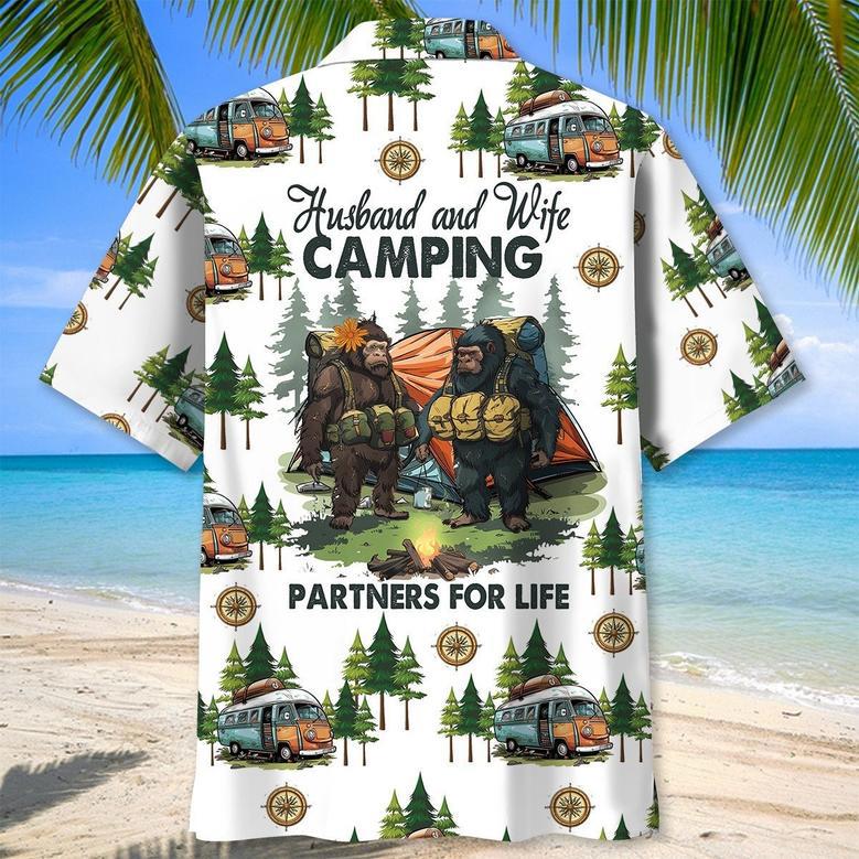 Camping Crew Sloths Hawaiian Shirt for Men, Women, Camping Lovers Uniform Shirt