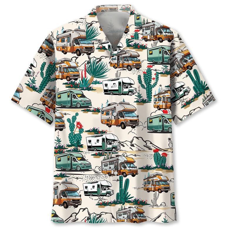 Camping Tropical Aloha Hawaiian Shirt for Men, Women, Camping Lovers