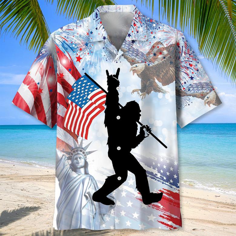 Chicken Of July Hawaiian Shirt for Men, Women, Chicken Independence Day Summer Shirt