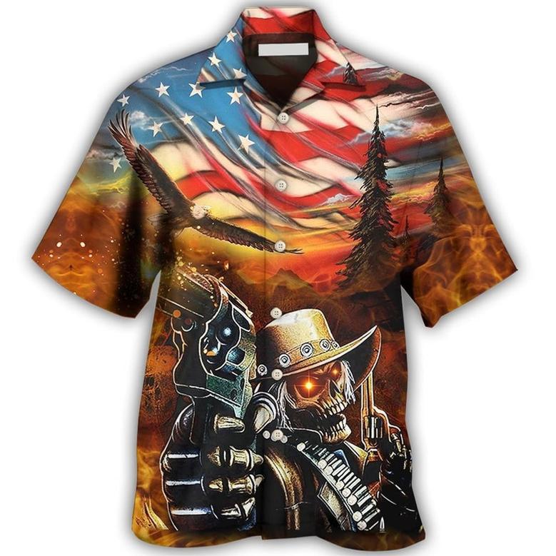 Cowboy Life Vintage Art Hawaiian Shirt for Cowboy Summer Beach Shirt