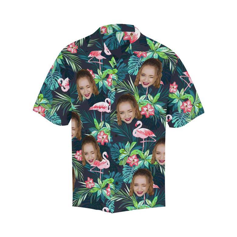 Custom Face Hawaiian Shirt Photo Hawaiian Shirt for Husband Personalized Hawaiian Shirt Photo Tropical Aloha Shirt Birthday Vacation Party Gift