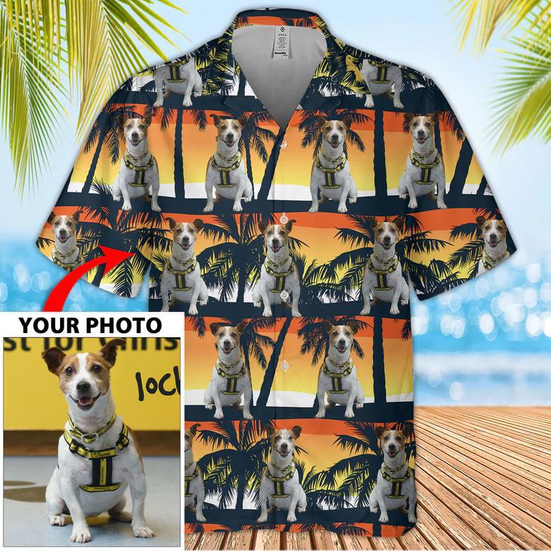 Custom Image Seamless Hawaiian Shirt, Upload Image Dog Hawaiian Shirt, Shirt for Dog Lover