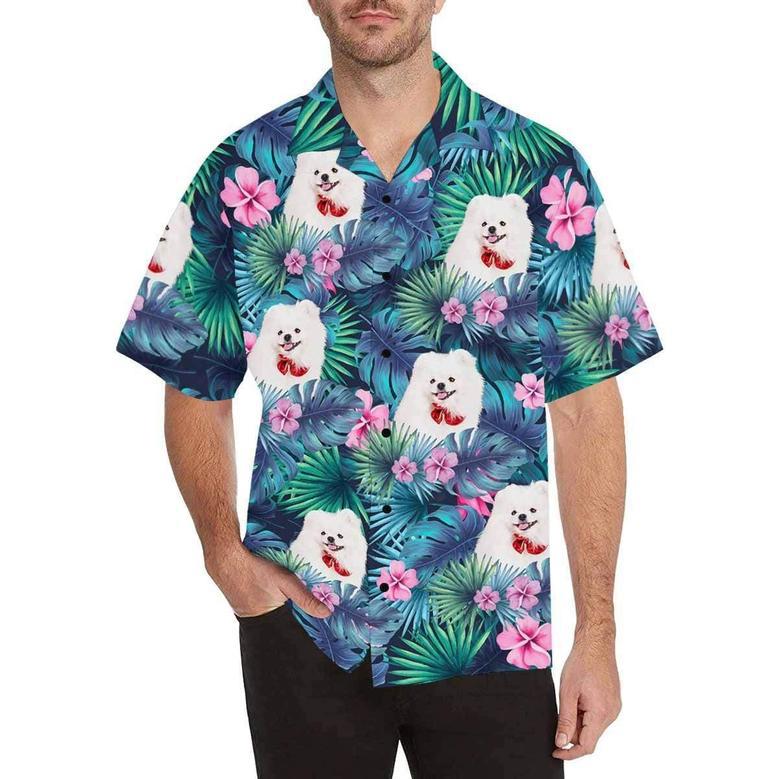 Custom Print Hawaiian Shirt with Face My Pet Design Your Own Unique Gift for Boyfriend/Husband, Gift for Dog Lover