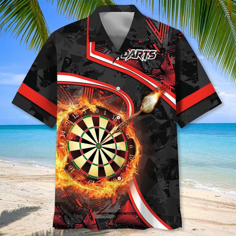 Dart Vintage Hawaiian Shirt for Men, Dart Lovers, Summer Dart Shirt