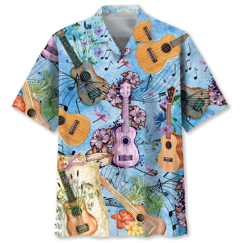 Desert Guitar Hawaiian Shirt for Men, Women, Guitar Lovers