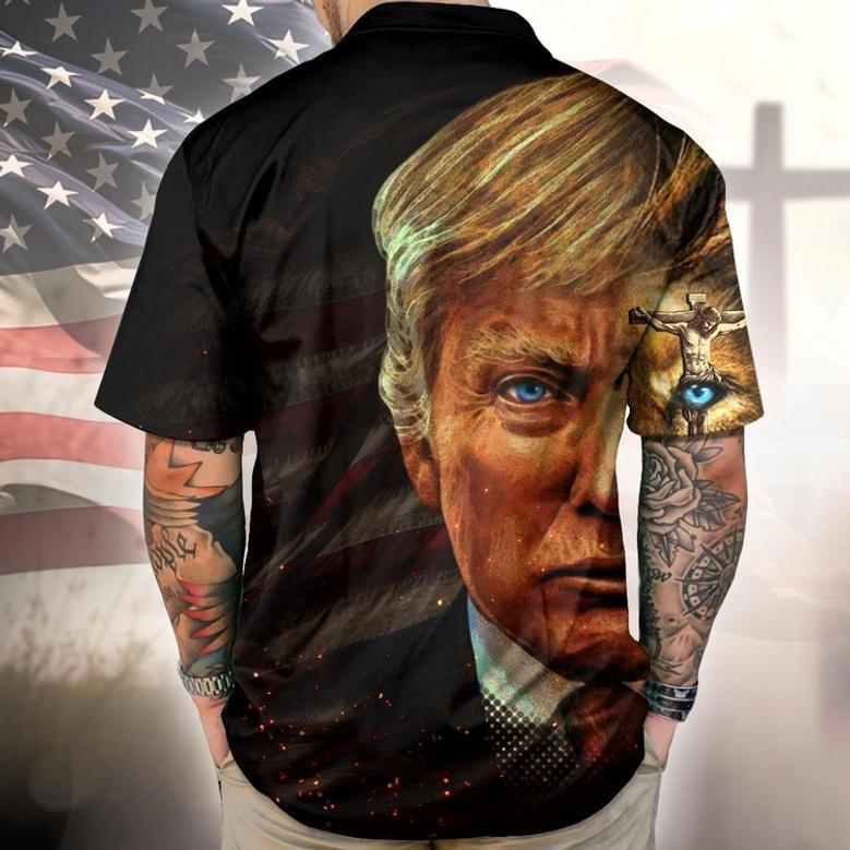 Donald Trump 2024 Jesus Hawaii Shirt 62498, Vote For Trump President Summer Shirt For Trump Fans