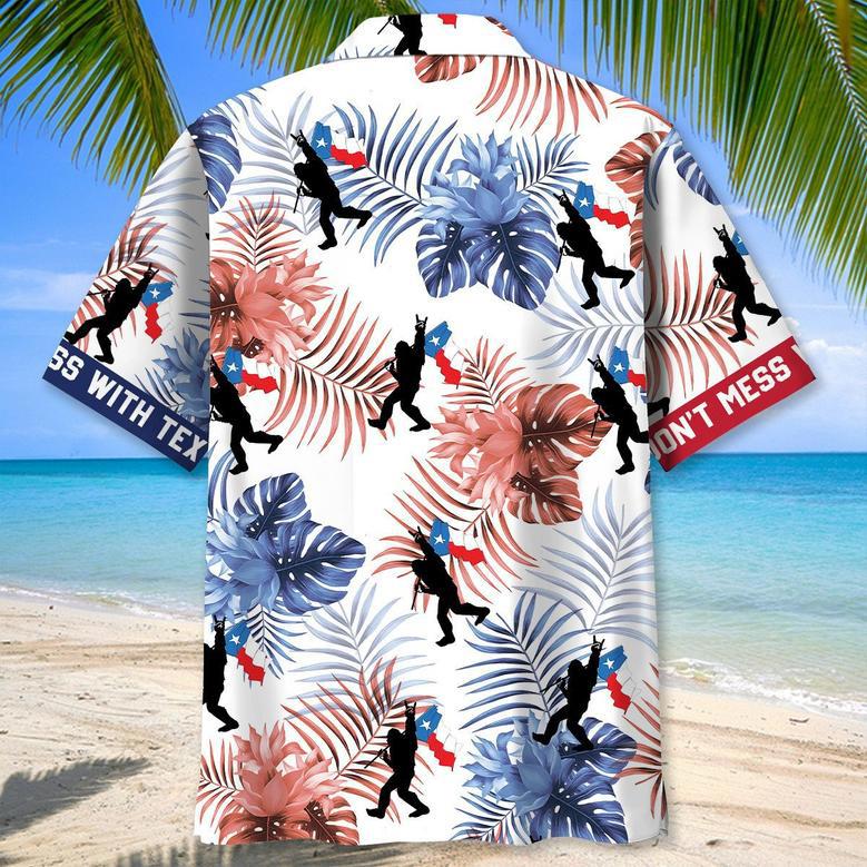 Don't Mess with Texas Hawaiian Shirt For Men, Proud Texas Shirt For Men