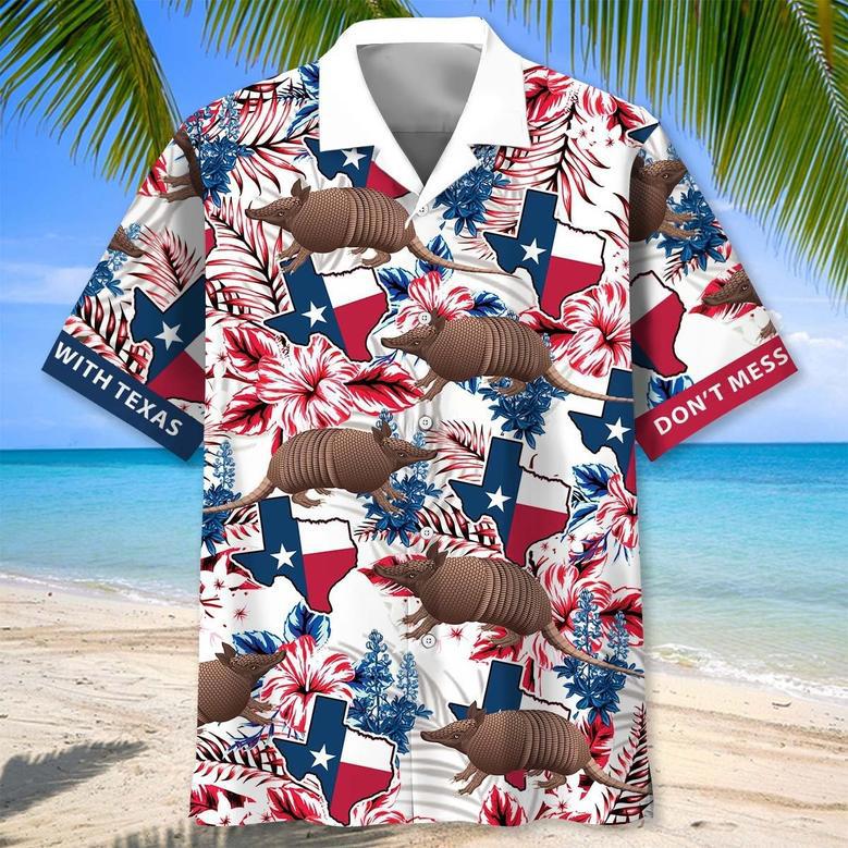 Don't Mess with Texas Hawaiian Shirt For Men, Proud Texas Shirt For Men