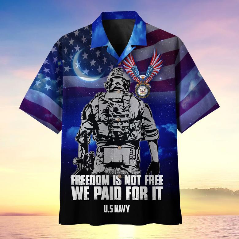 Freedom Is Not Free We Paid For It Premium Hawaii Shirt