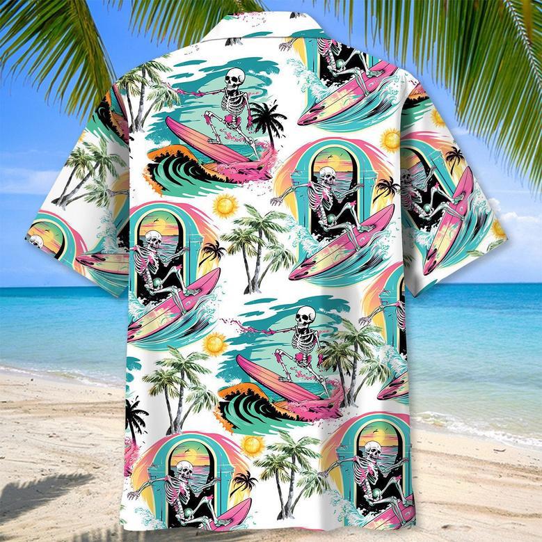 Funny Bigfoot Surfing Beach Hawaiian Shirt for Men, Women Summer Beach Shirt