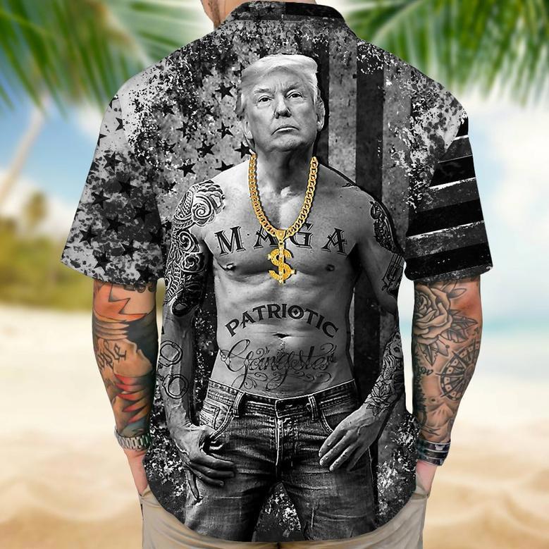 Funny Donald Trump Gangters Hawaii Shirt 62456 For Trump Lovers, Trump 2024 Summer Shirt For Fans