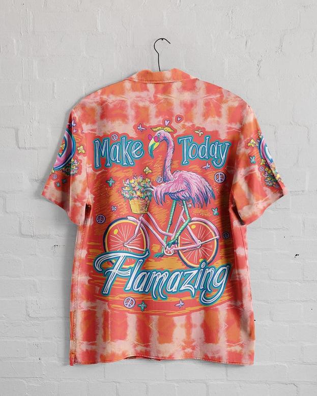 Funny make Today Flamazing Hawaiian Shirt for Women, Girls