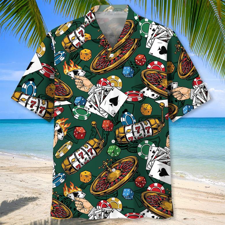 Funny Vintage Casino Hawaiian Shirt for Men, Women, Casino Players Summer Shirt