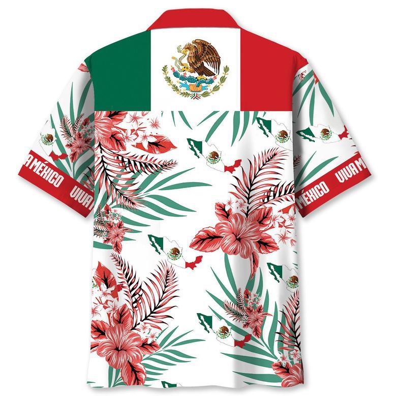 Funny Viva Mexico Skull Hawaiian Shirt, Cactus Mexico Aztecs Hawaiian Shirt Summer Vibes for Mexican