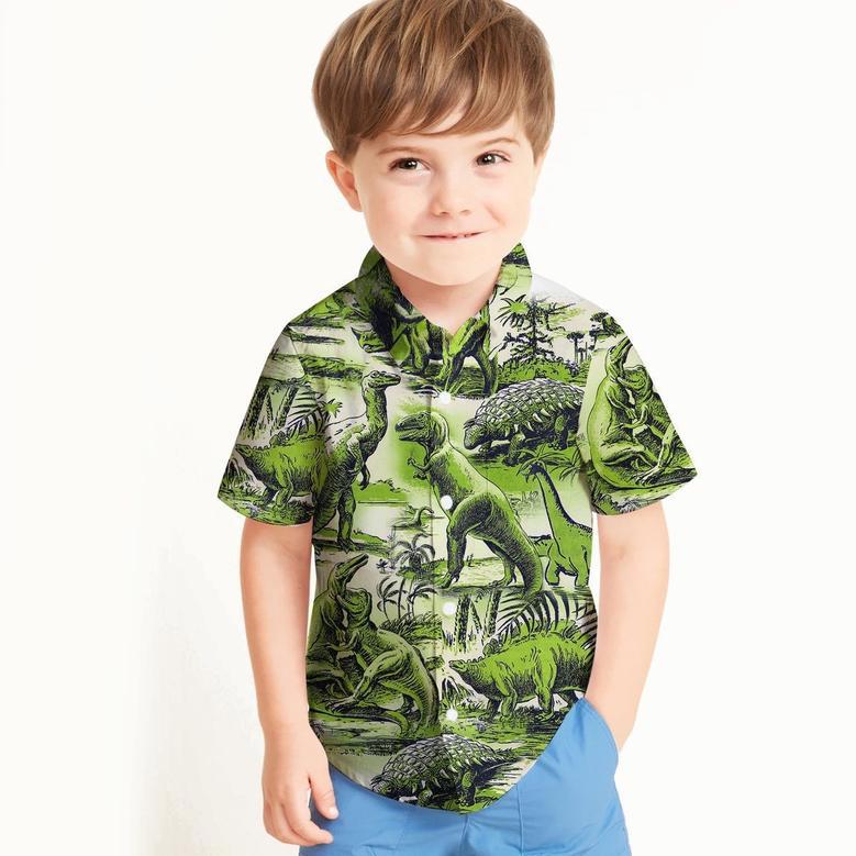 Dinosaur Kid Hawaii Shirt