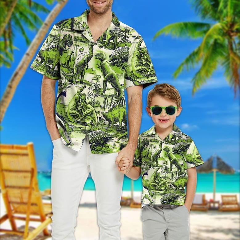 Dinosaur Kid Hawaii Shirt