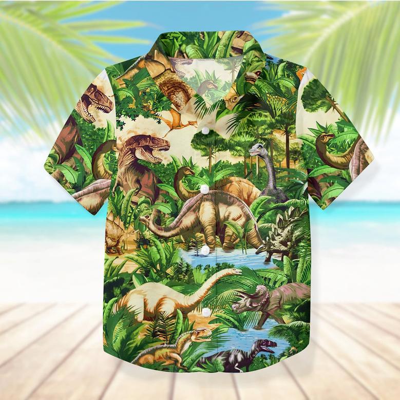 Dinosaur Kid Hawaii Shirt