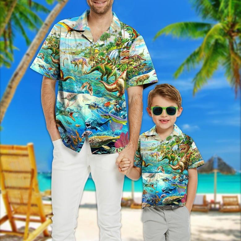 Discover The Dinosaurs World Custom Kid Hawai Shirt