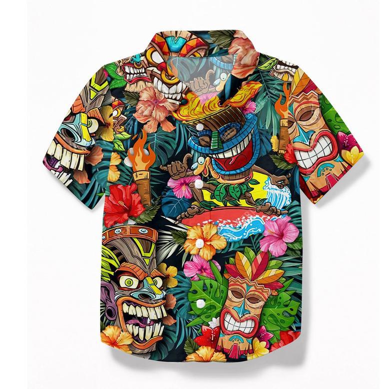 Tiki Tiki Awesome Kid Hawaii Shirt