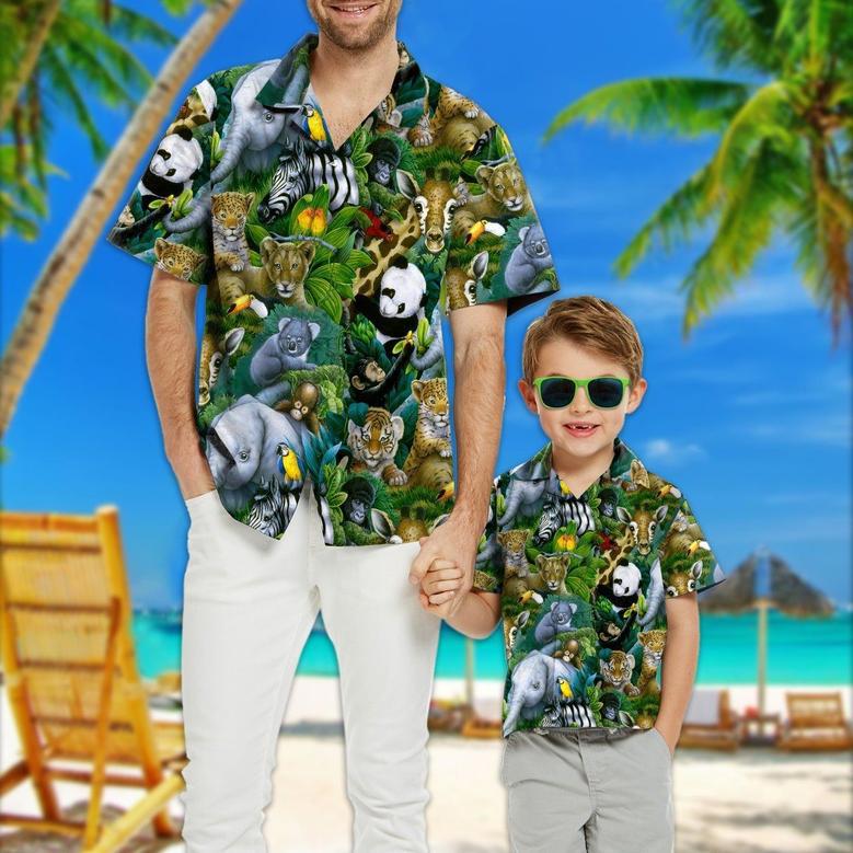 Welcome To The Zoo Custom Kid Hawaii Shirt