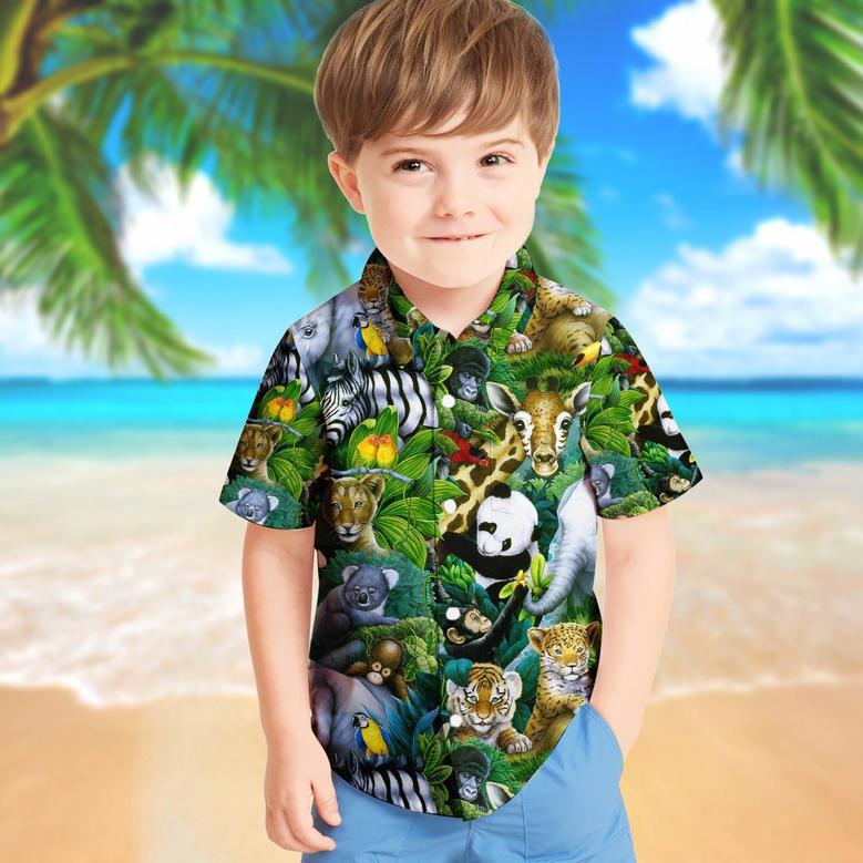 Welcome To The Zoo Custom Kid Hawaii Shirt