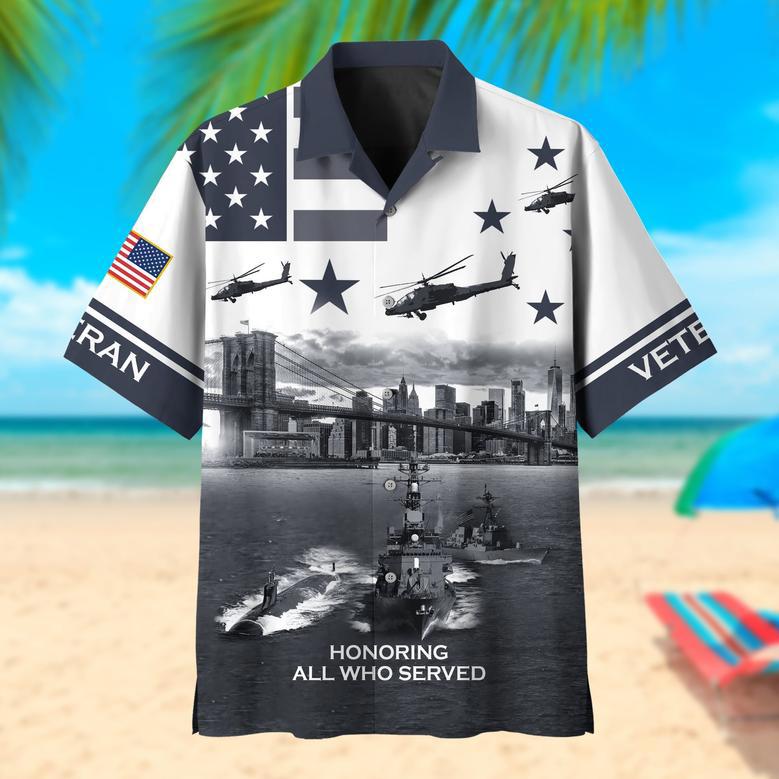 Honoring All Who Served U.S Veteran Hawaii Shirt