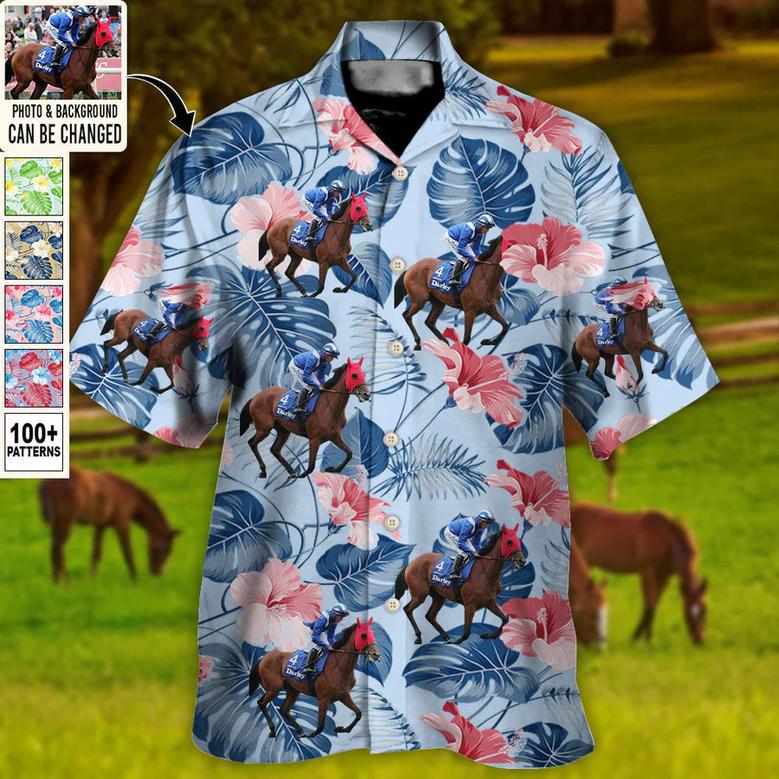 Horse You Want Tropical Style Custom Photo Hawaiian Shirt, Personalized Hawaiian Shirt for Men Women, Horse Lover