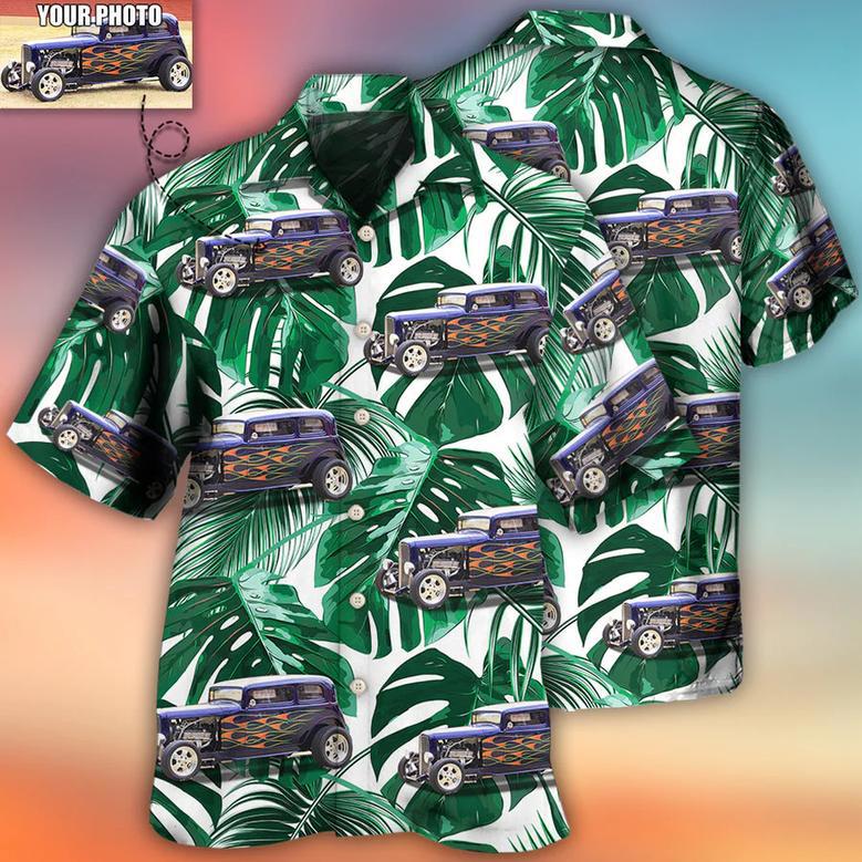 Hot Rod Various Style Custom Photo Hawaiian Shirt, Perfect Gift for Men Women, Custom Car Shirt